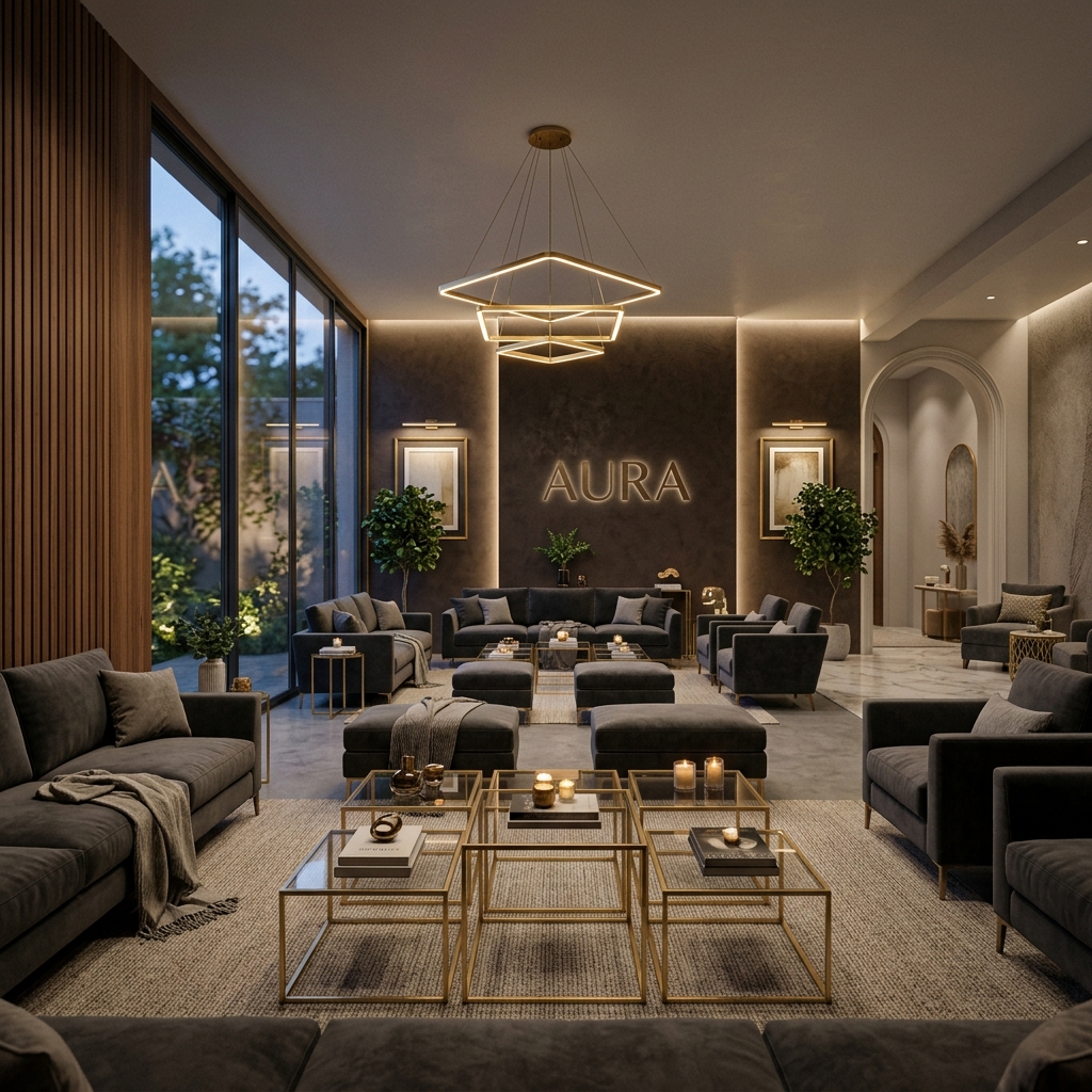 AURUM LURE Salon Luxury Space